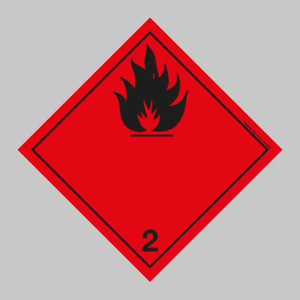 Klasse 2.1 Gase | 25×25 cm
