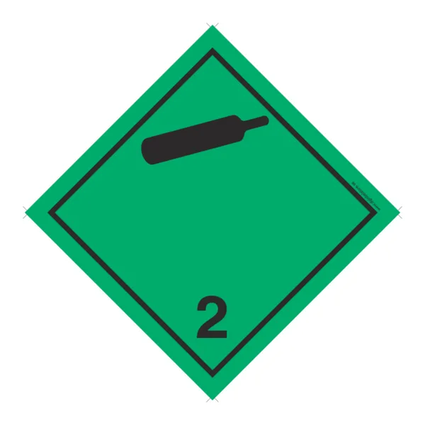 Klasse 2.2 Gase | 25×25 cm